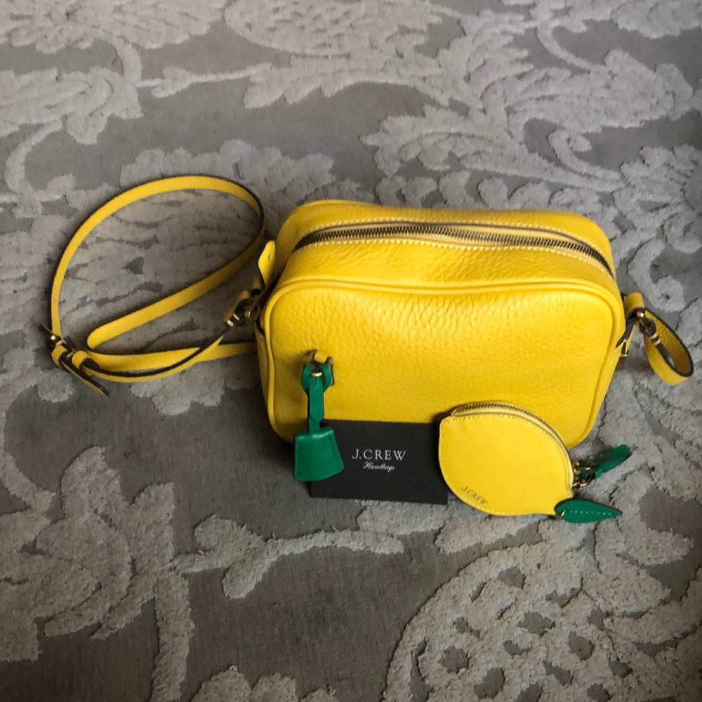 Jcrew women’s Signet leather crossbody handbag